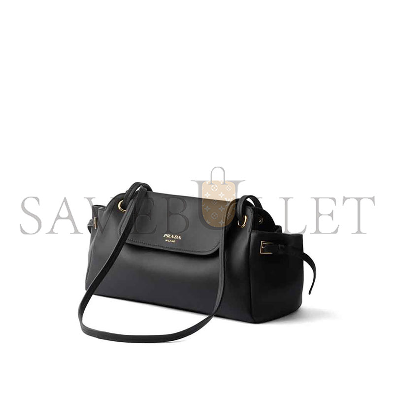 Pra*a CARRY MEDIUM LEATHER SHOULDER BAG 1BD403 (30*20*14cm)